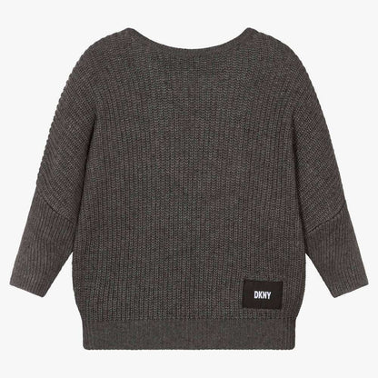 DKNY - Блузи - Grey Knitted Sweater - Love|Labels