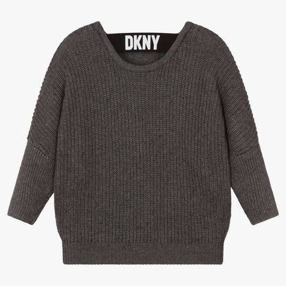 DKNY - Блузи - Grey Knitted Sweater - Love|Labels
