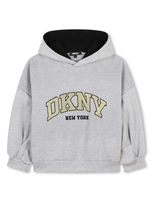 DKNY - Блузи - Grey Logo Hoodie - Love|Labels