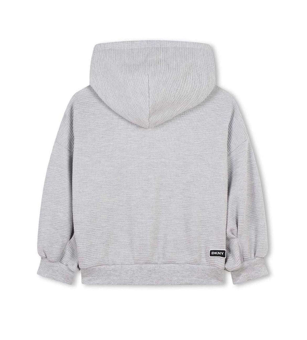 DKNY - Блузи - Grey Logo Hoodie - Love|Labels