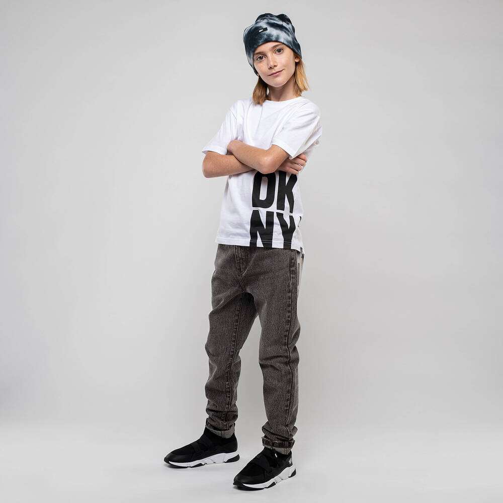 DKNY - Панталони - Grey Slim Fit Denim Jeans - Love|Labels