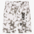 DKNY - Шорти - Grey & White Cotton Cloud Print Shorts - Love|Labels