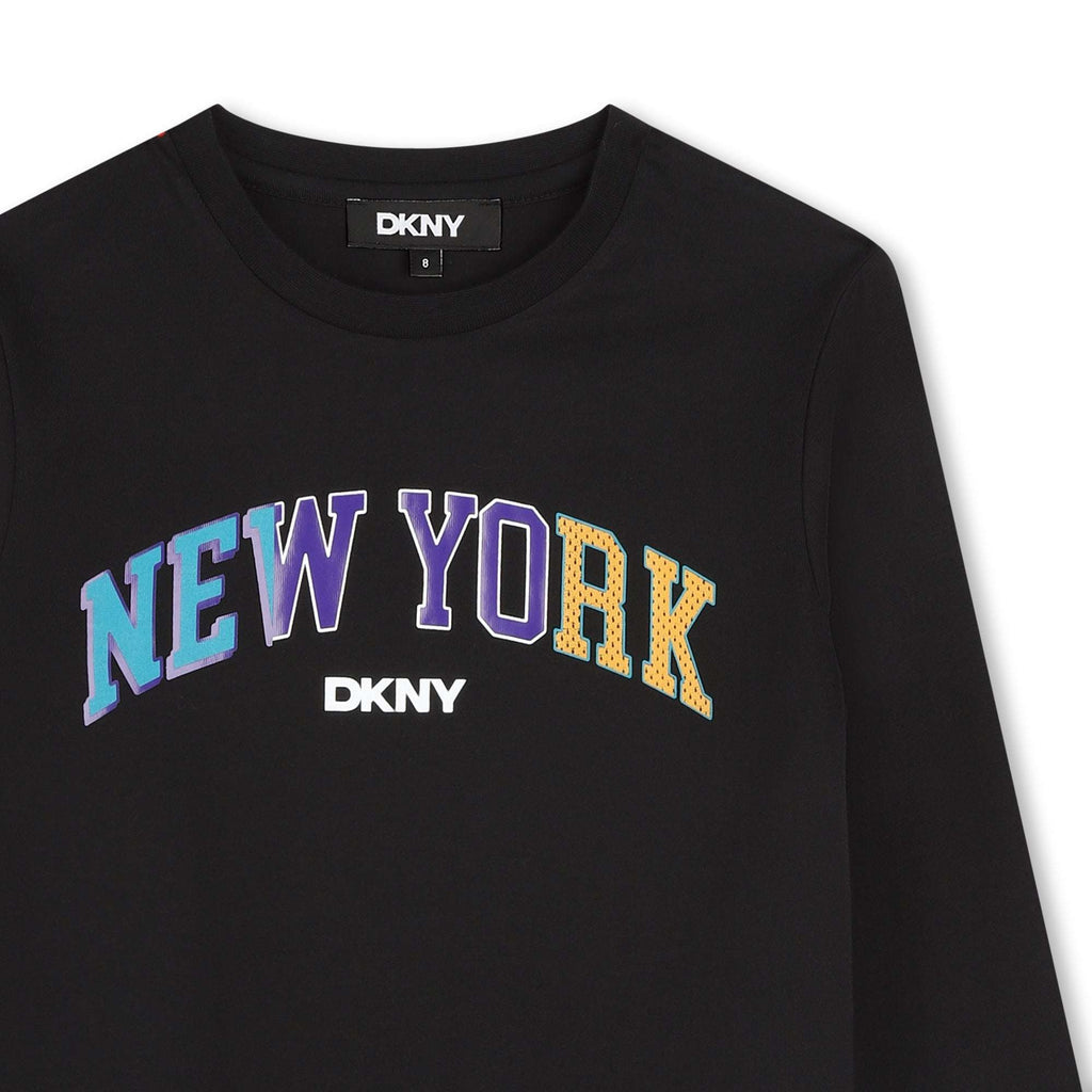DKNY - Блузи - Logo Sleeved Cotton T-Shirt - Love|Labels