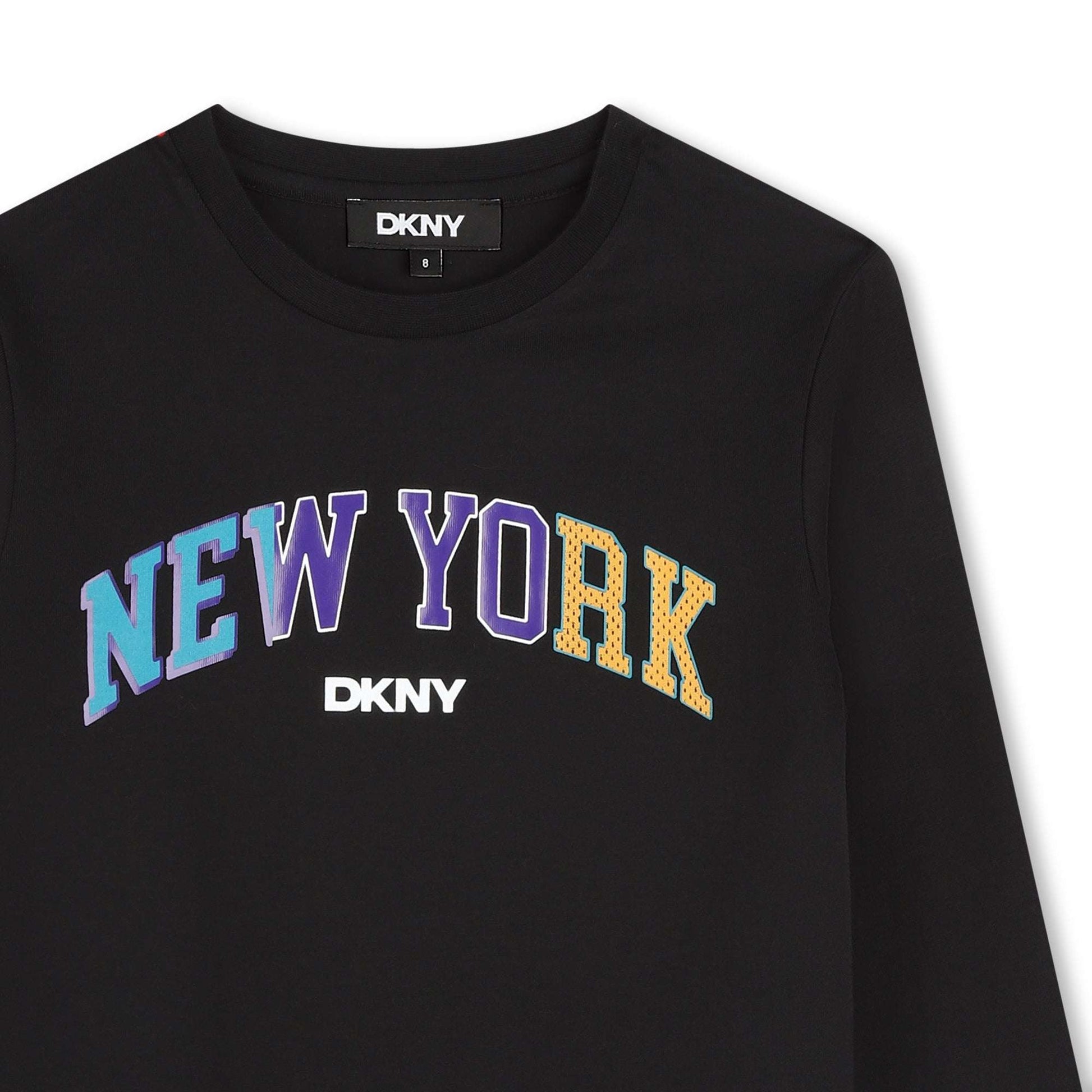 DKNY - Блузи - Logo Sleeved Cotton T-Shirt - Love|Labels