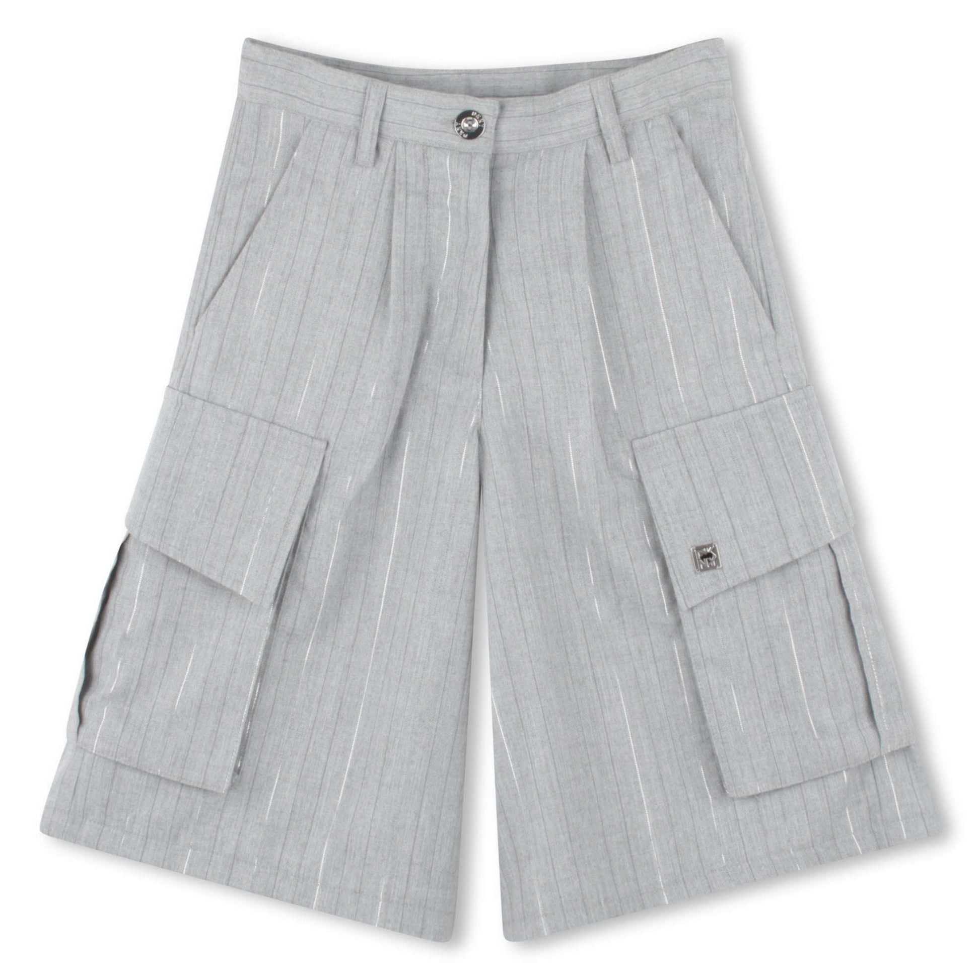 DKNY - Шорти - Long Shorts With Woven Stripes - Love|Labels