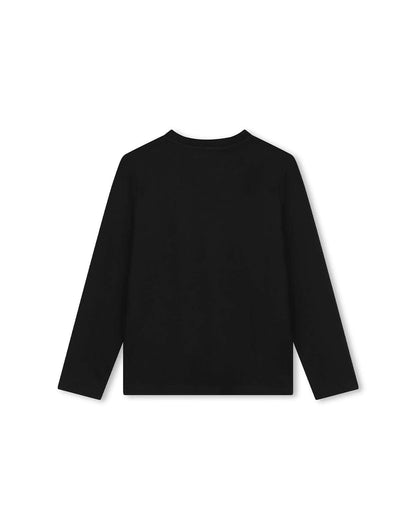 DKNY - Блузи - Long - Sleeved Cotton T-Shirt - Love|Labels