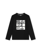 DKNY - Блузи - Long - Sleeved Cotton T-Shirt - Love|Labels