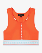 Orange Sports Top