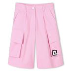 DKNY - Шорти - Pink Cotton Linen Bermuda - Love|Labels