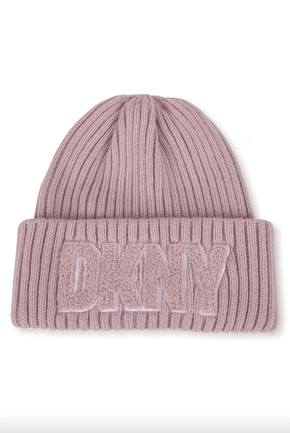DKNY - Аксесоари - Шапки - Pink Knit Hat Logo - Love|Labels