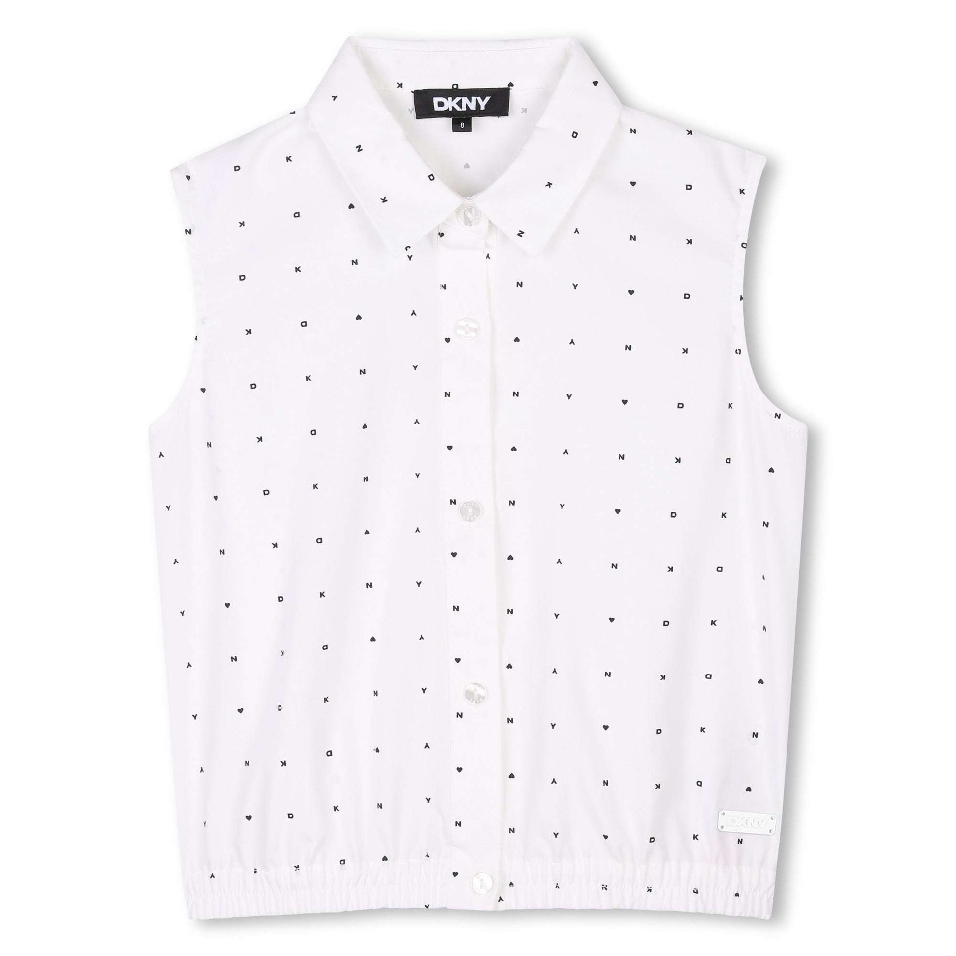 DKNY - Ризи - Printed Sleeveless Blouse - Love|Labels