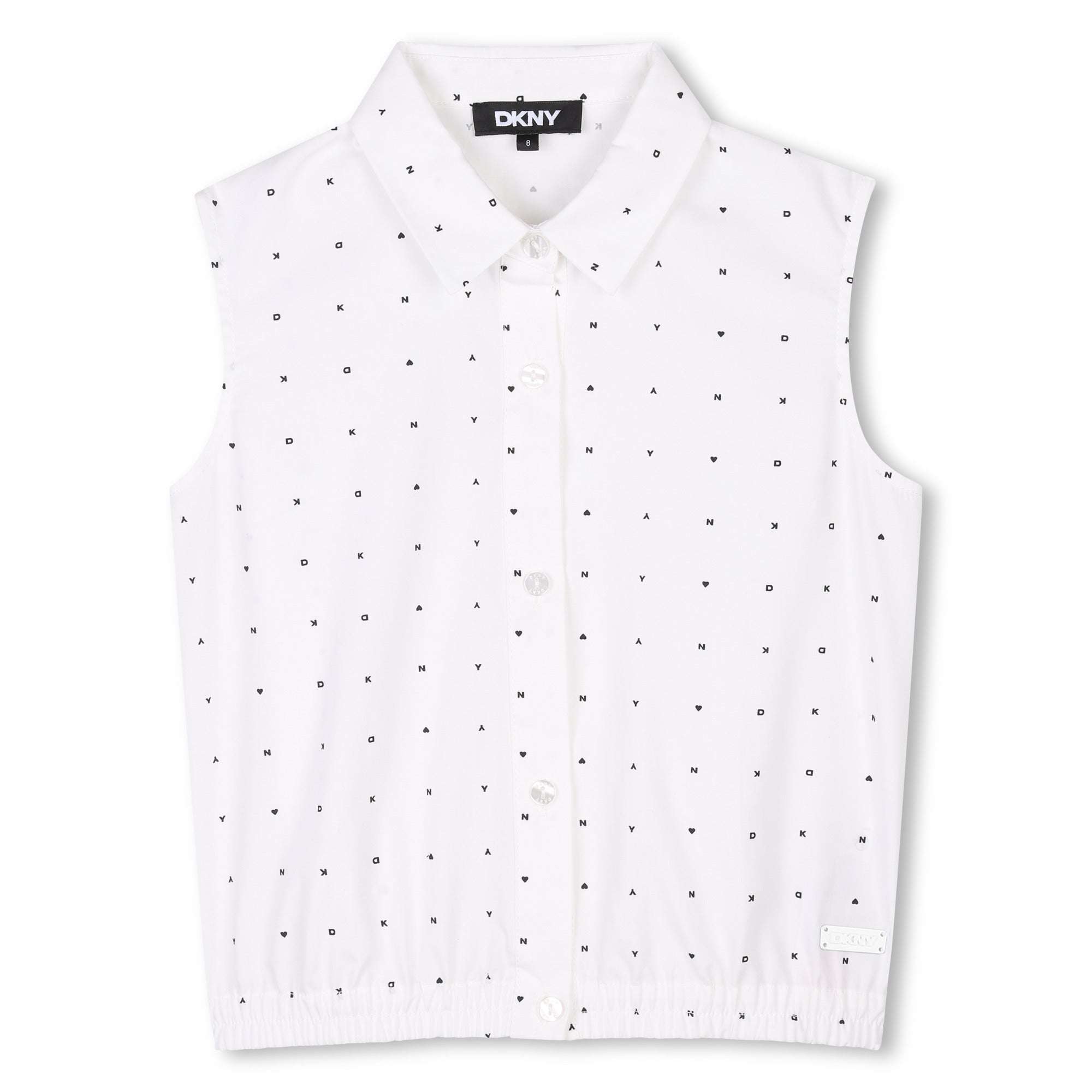 DKNY - Ризи - Printed Sleeveless Blouse - Love|Labels