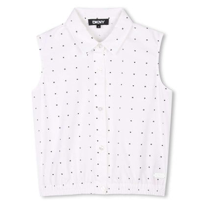 DKNY - Ризи - Printed Sleeveless Blouse - Love|Labels