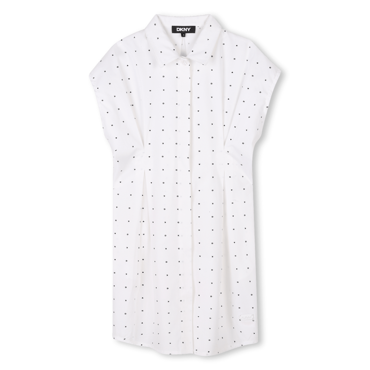 DKNY - Рокли - Short - Sleeved Cotton Dress - Love|Labels