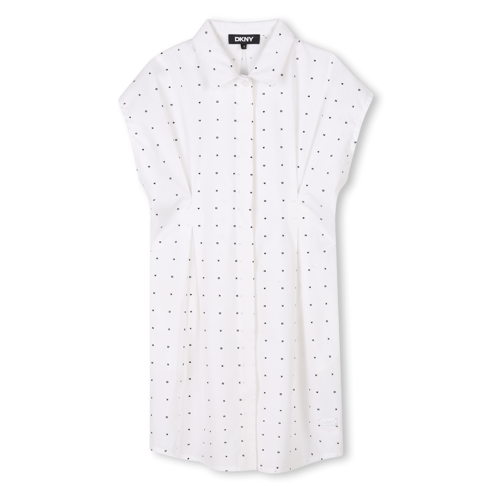 DKNY - Рокли - Short - Sleeved Cotton Dress - Love|Labels