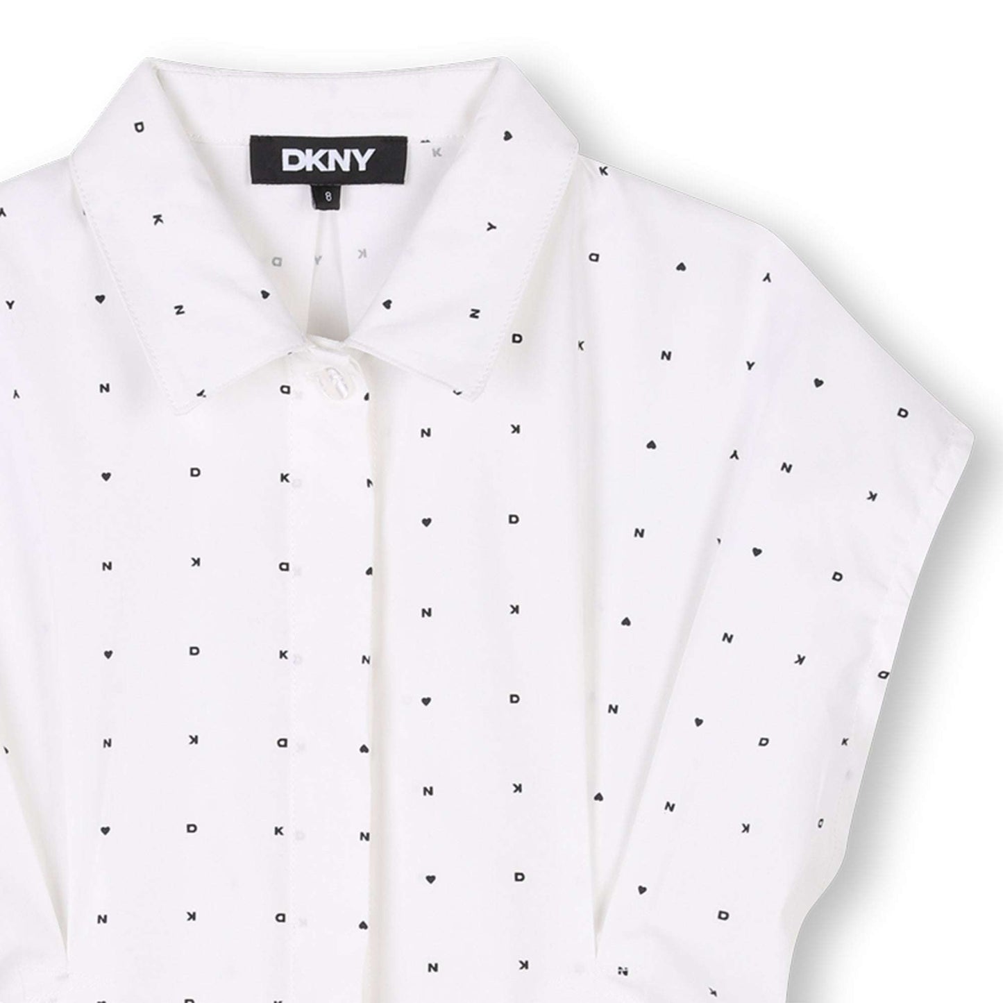 DKNY - Рокли - Short - Sleeved Cotton Dress - Love|Labels