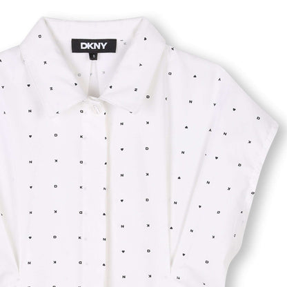 DKNY - Рокли - Short - Sleeved Cotton Dress - Love|Labels
