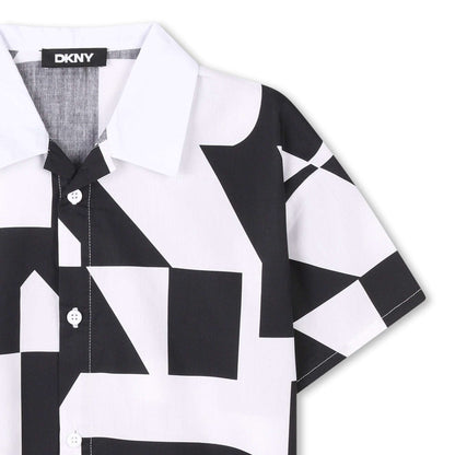 DKNY - Ризи - Short - Sleeved Cotton Shirt - Love|Labels