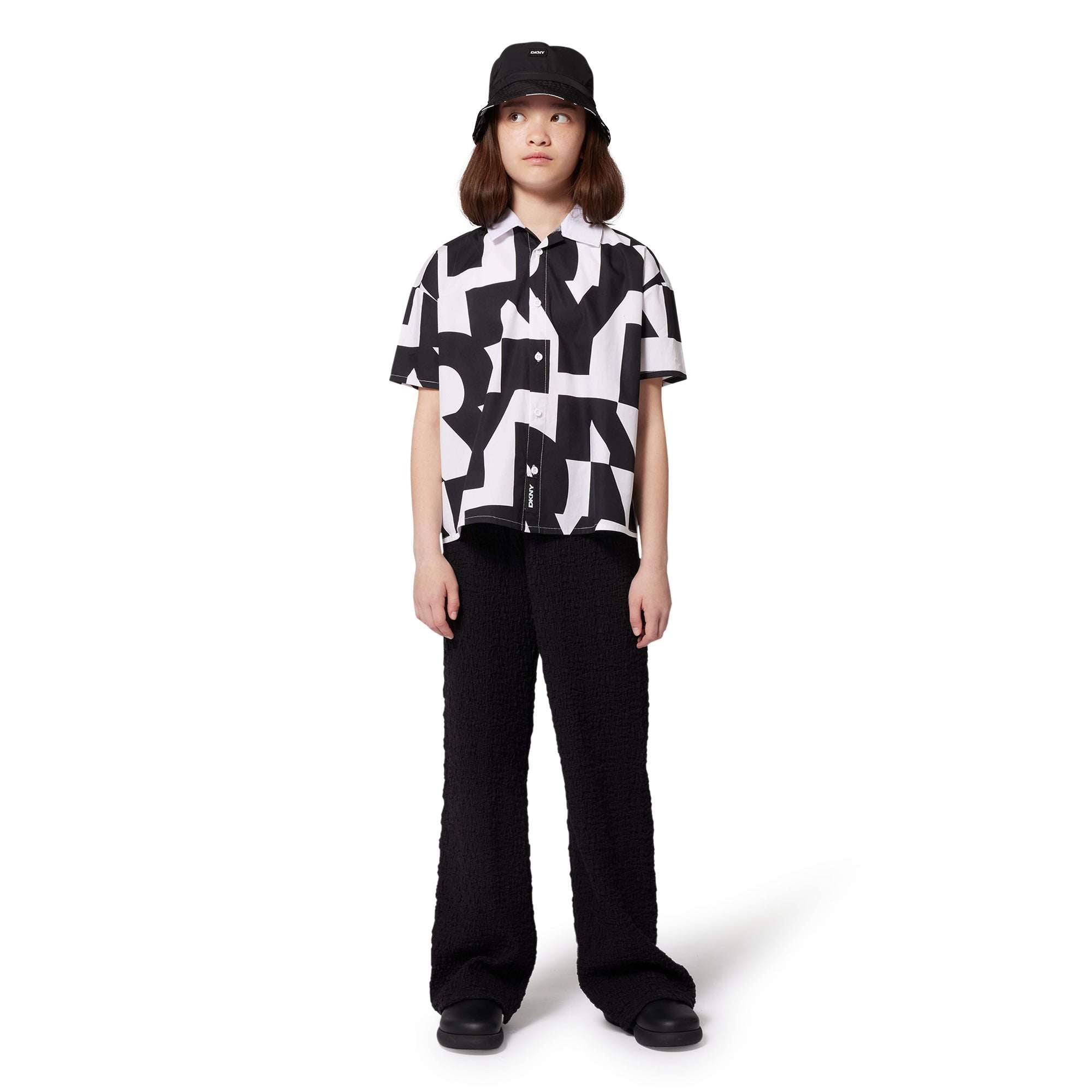 DKNY - Ризи - Short - Sleeved Cotton Shirt - Love|Labels