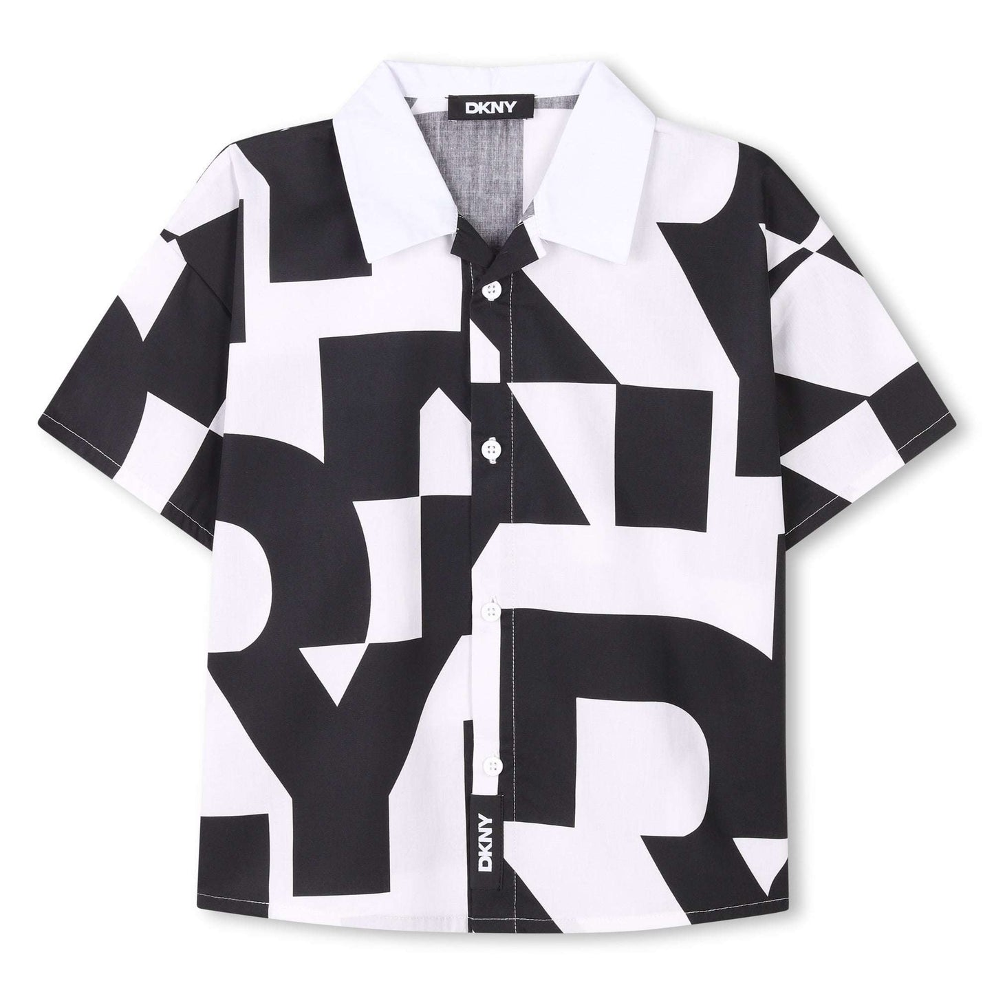 DKNY - Ризи - Short - Sleeved Cotton Shirt - Love|Labels