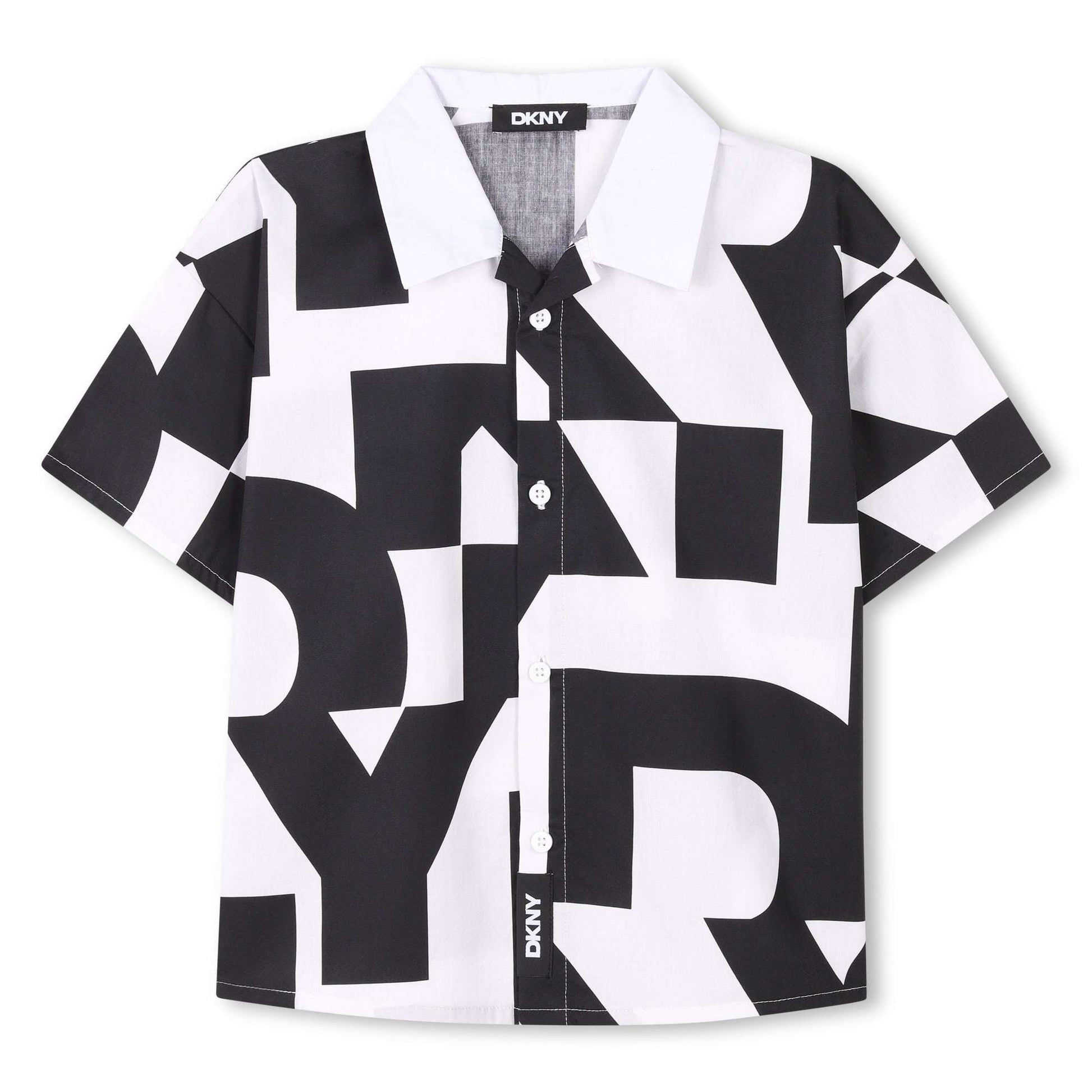 DKNY - Ризи - Short - Sleeved Cotton Shirt - Love|Labels