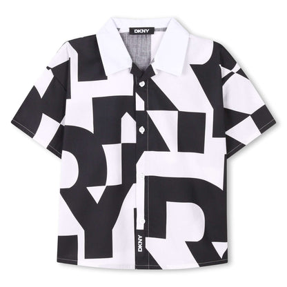 DKNY - Ризи - Short - Sleeved Cotton Shirt - Love|Labels