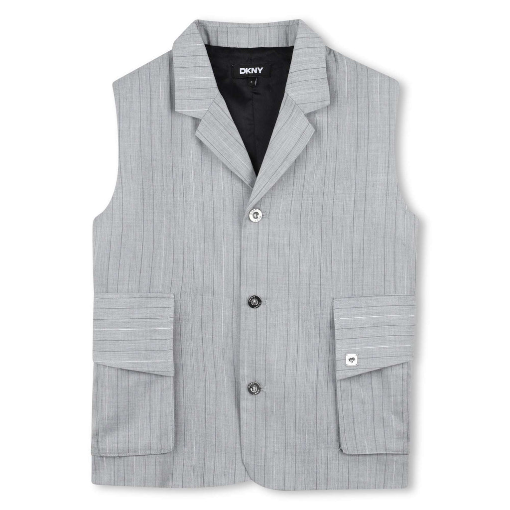 DKNY - Сака - Sleeveless Striped Jacket - Love|Labels