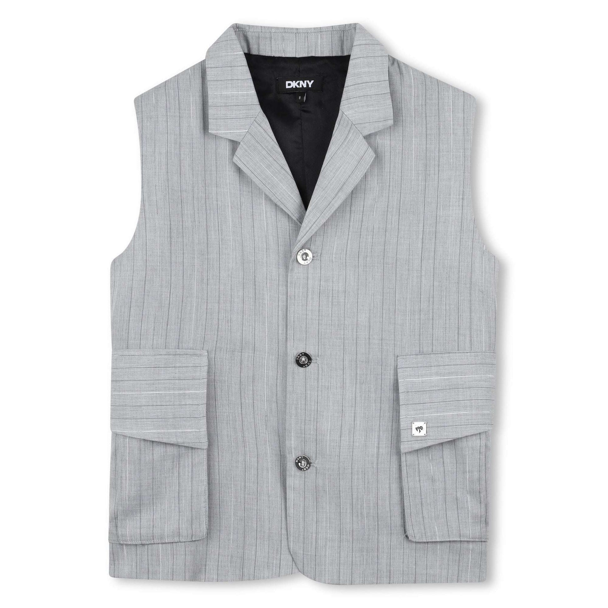 DKNY - Сака - Sleeveless Striped Jacket - Love|Labels