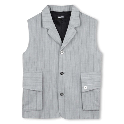 DKNY - Сака - Sleeveless Striped Jacket - Love|Labels