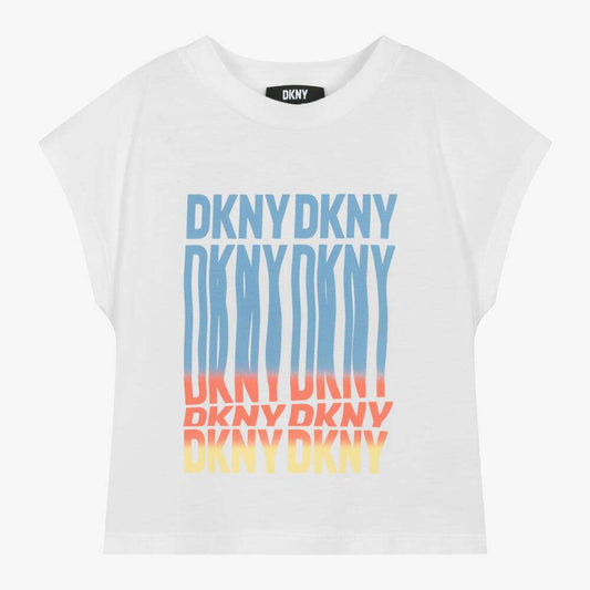 DKNY - Тениски - White Cotton T-Shirt - Love|Labels