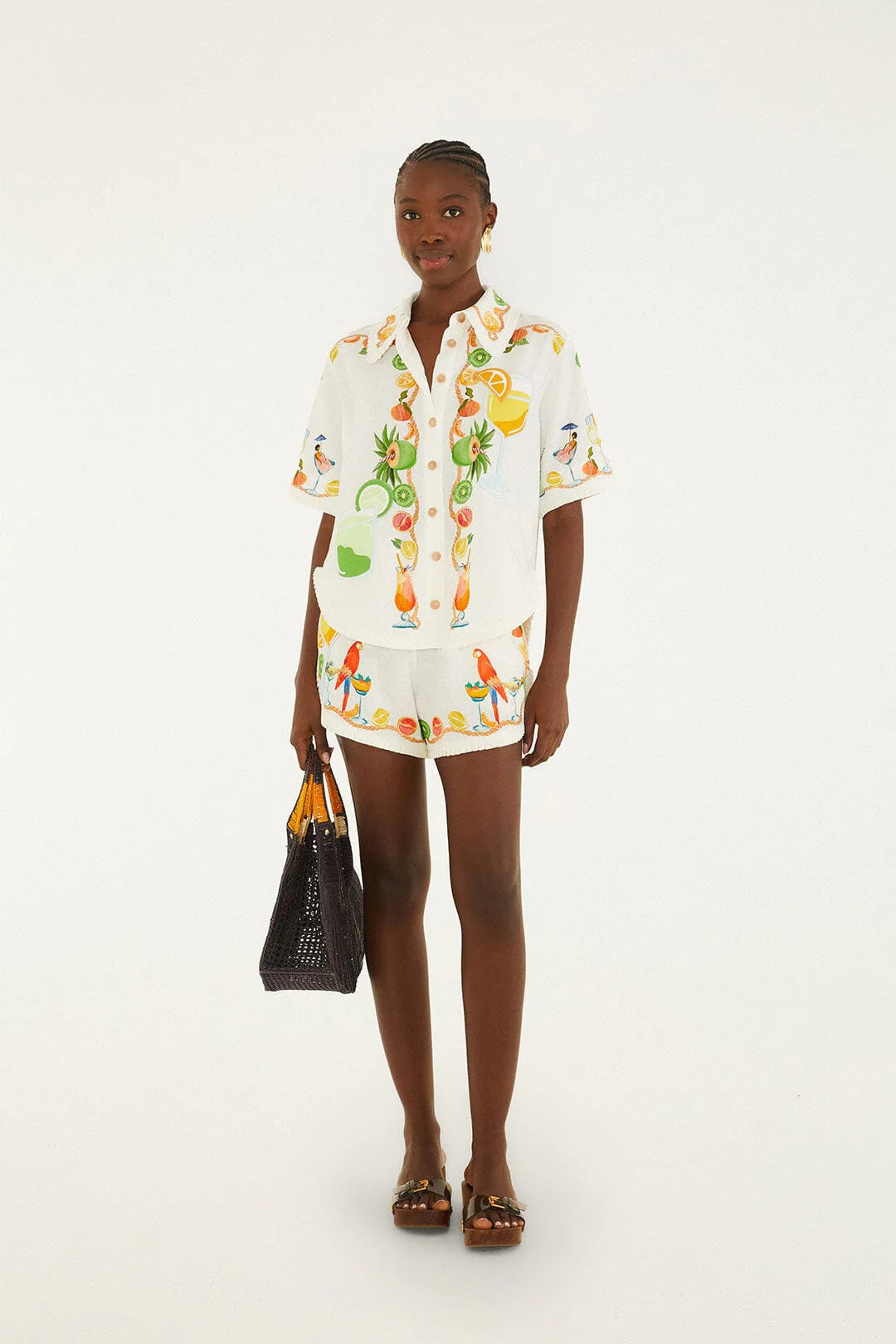Off-White Biricutico Scarf Embroidered Set
