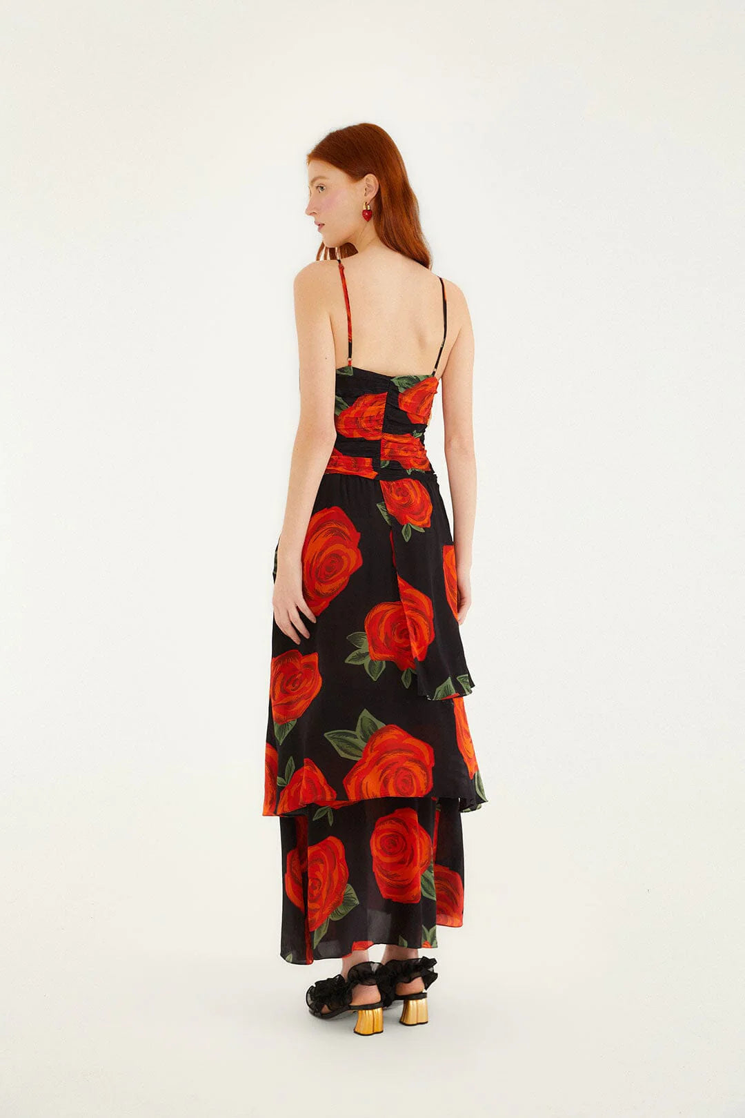 Latin Roses Maxi Dress