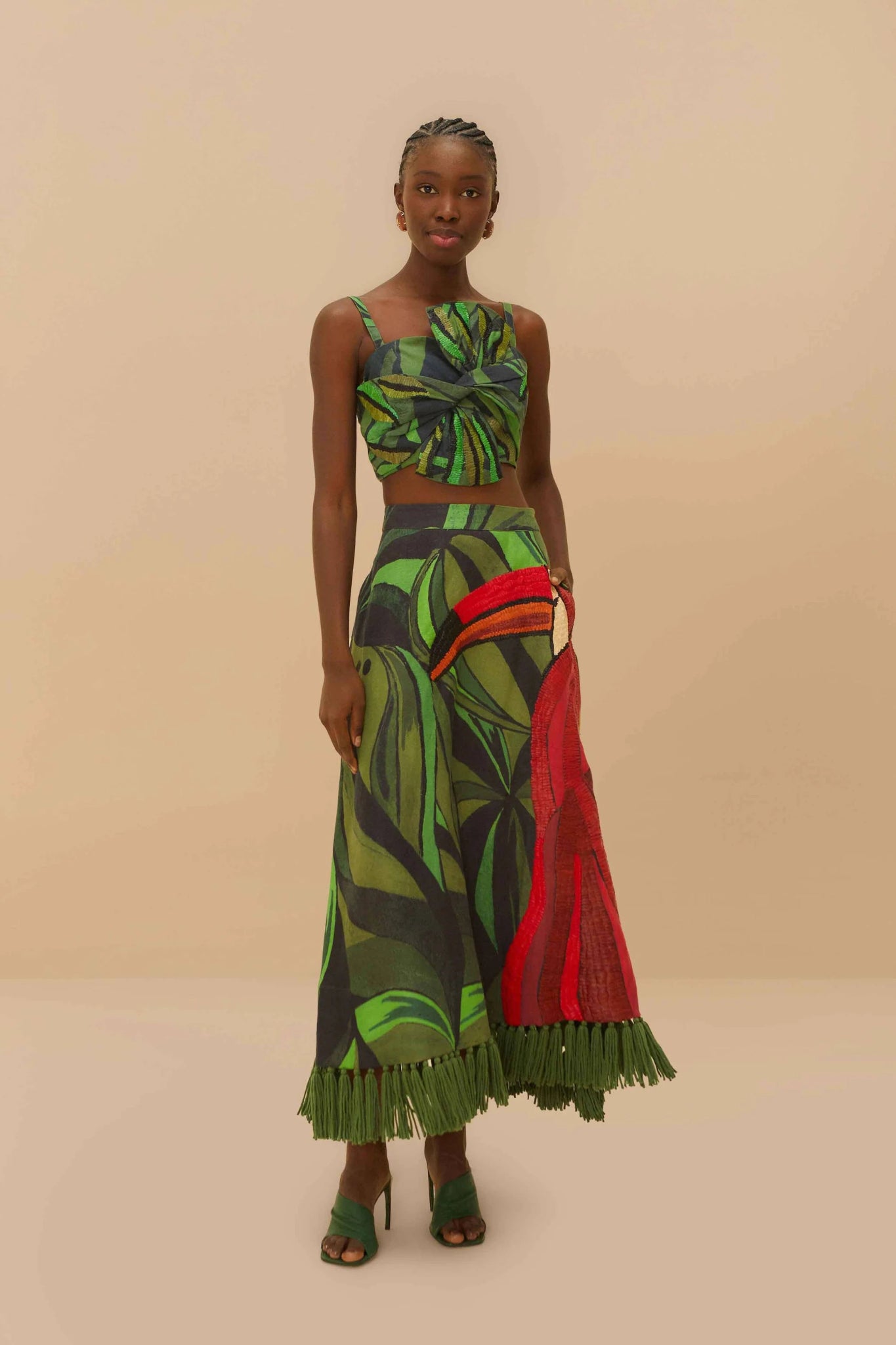 Farm Rio - Потници - Coconut Crop Top - Love|Labels