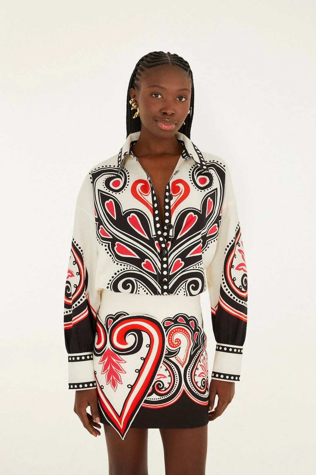 Off-White Graphic Mini Skirt