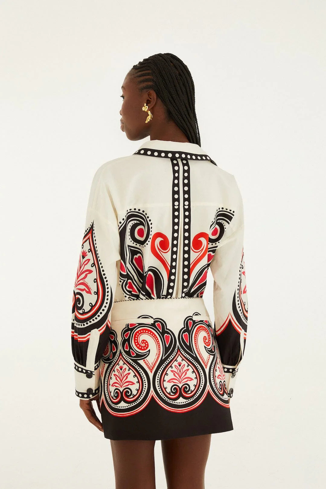 Off-White Graphic Mini Skirt