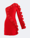 One Shoulder Mini Dress