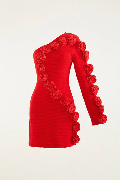 One Shoulder Mini Dress