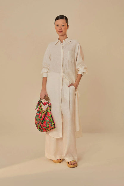 Farm Rio - Аксесоари - Чанти - Red Dream Garden Scarf Mini Bag - Love|Labels