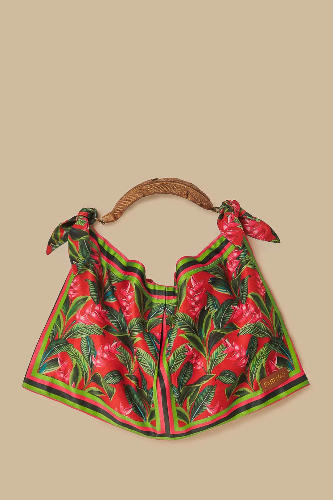 Farm Rio - Аксесоари - Чанти - Red Dream Garden Scarf Mini Bag - Love|Labels