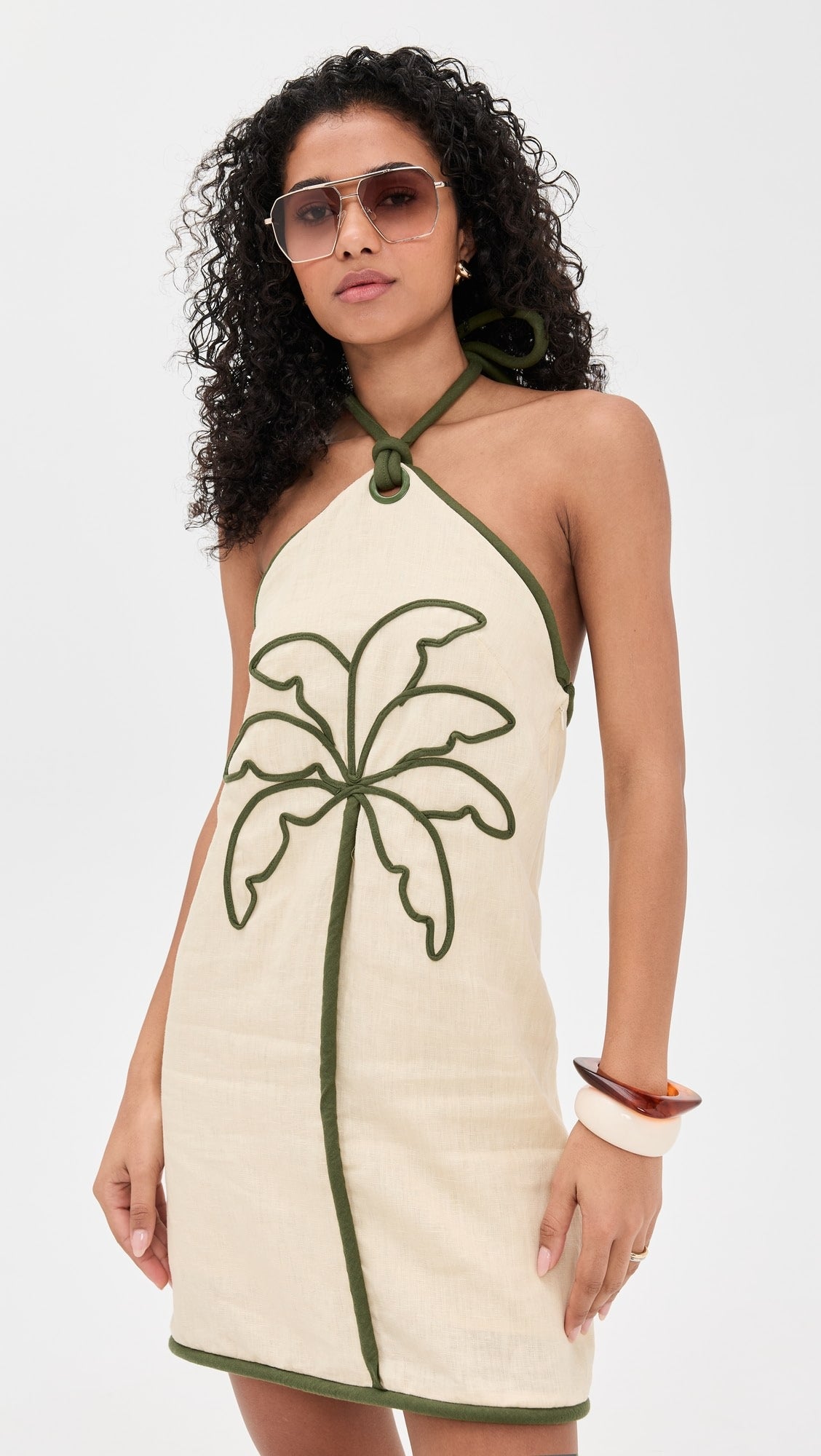Sand Coconut Sleeveless Dress