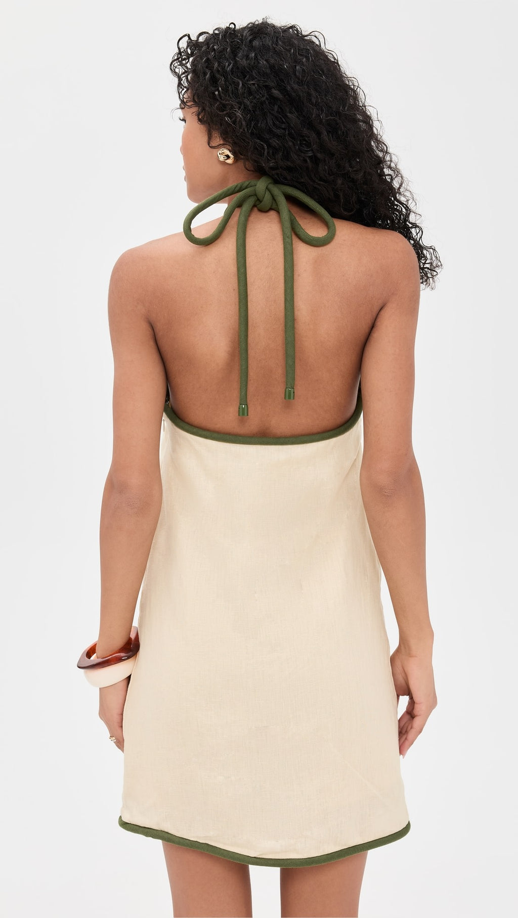 Sand Coconut Sleeveless Dress