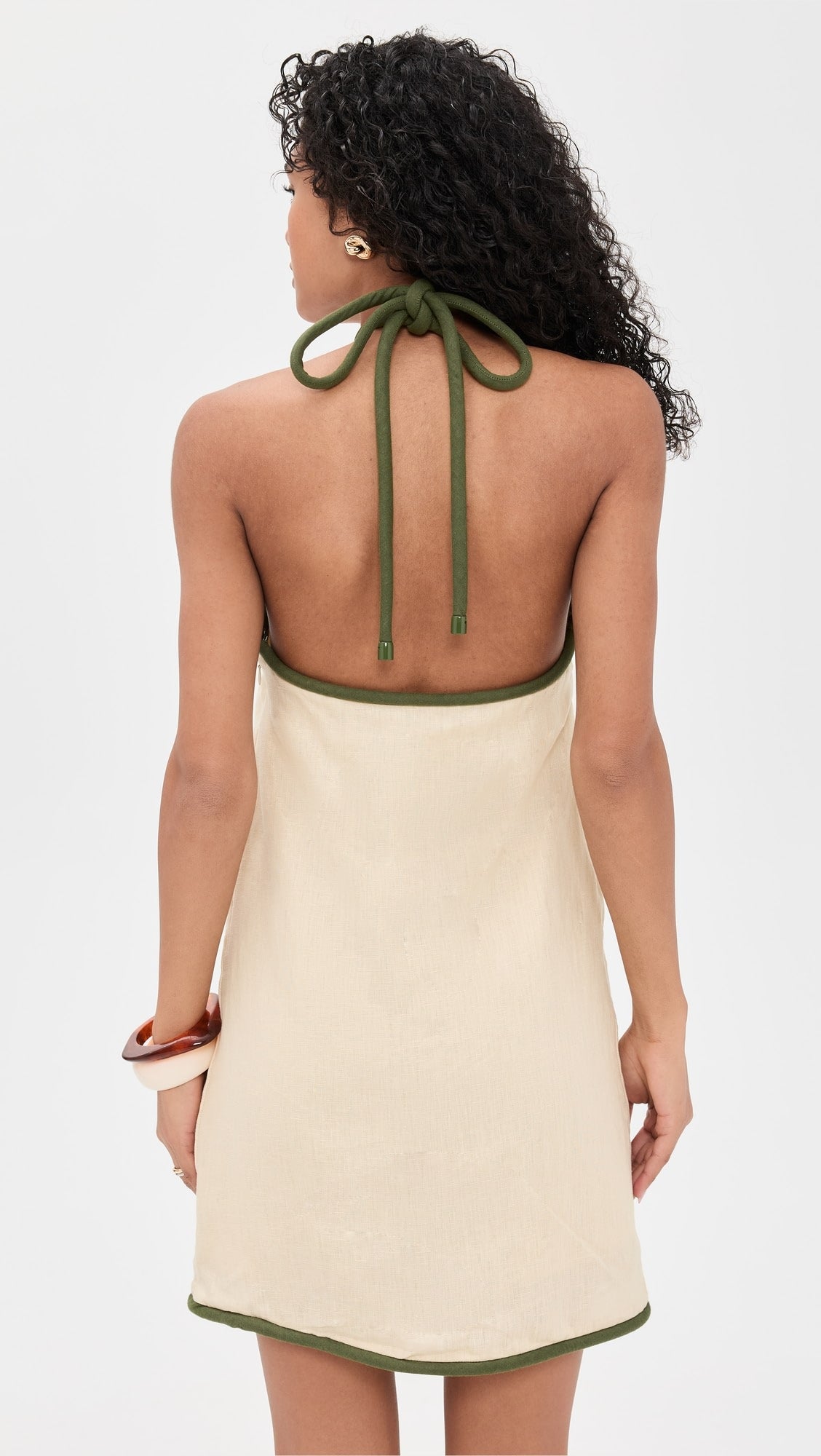 Sand Coconut Sleeveless Dress