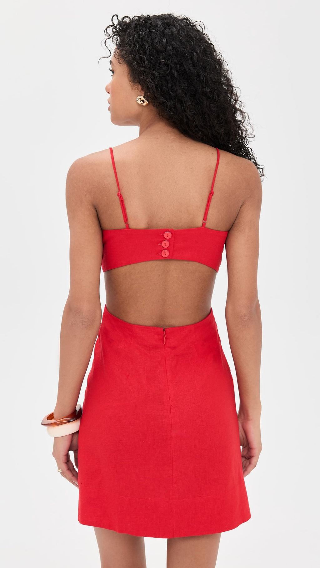 Red Flower Mini Dress