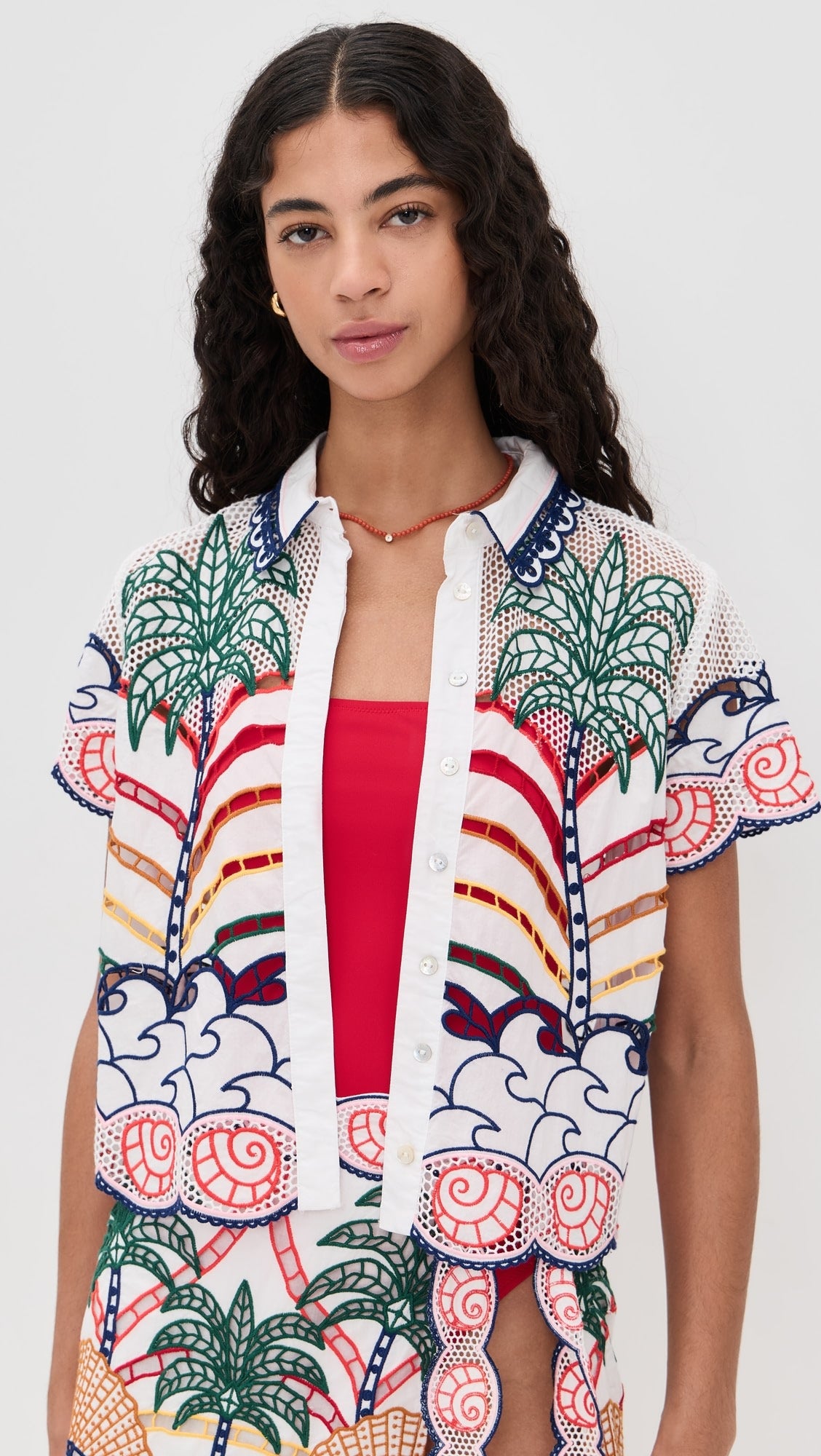 Tropical Graphic Richilieu Shirt