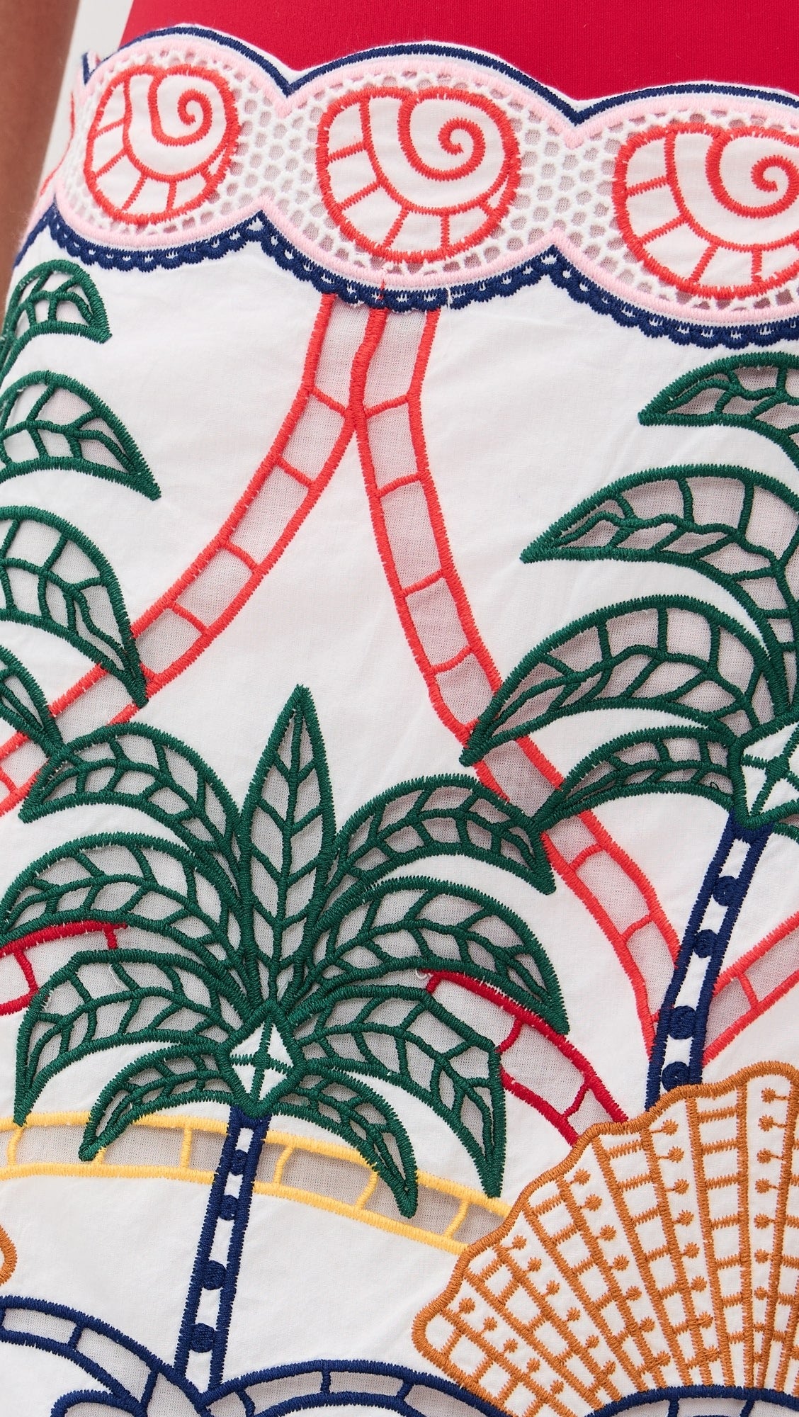 Tropical Graphic Richilieu Skirt