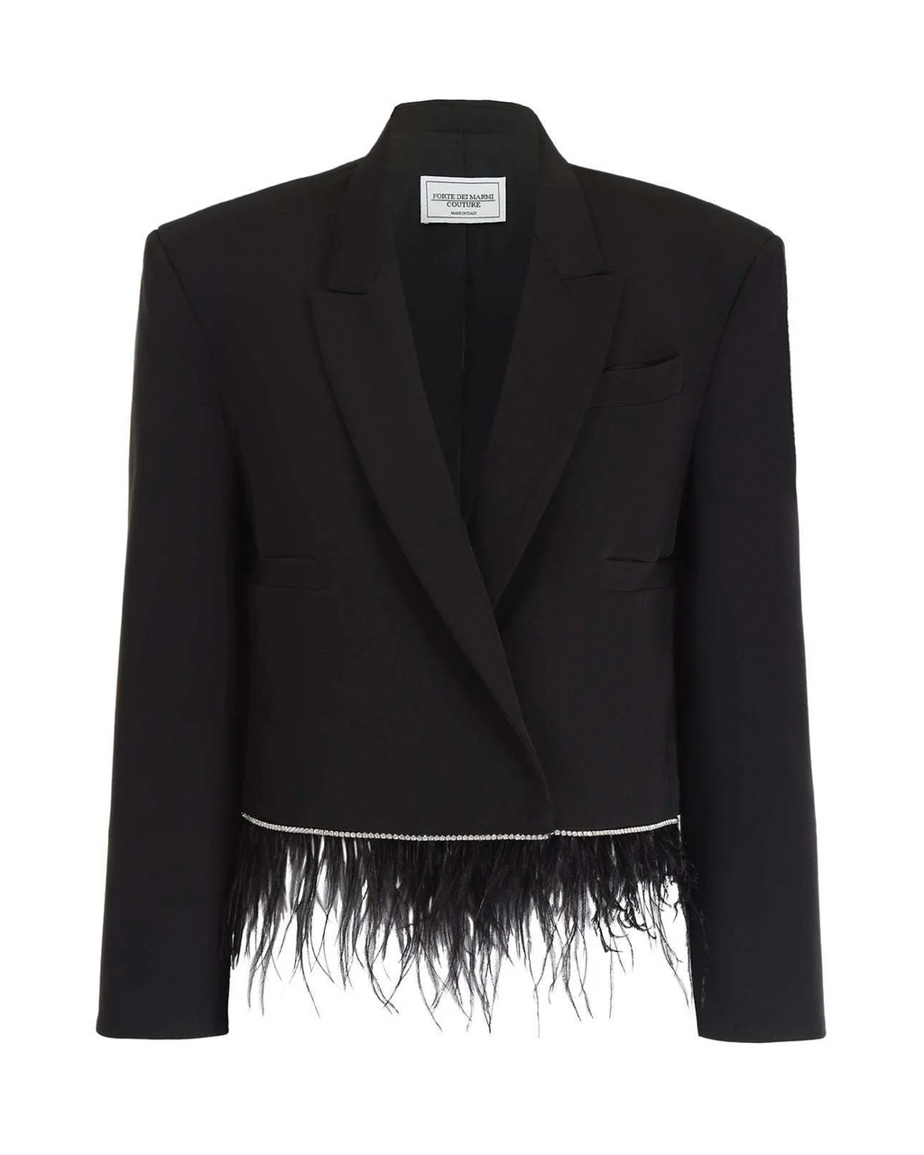 Black Piume Blazer