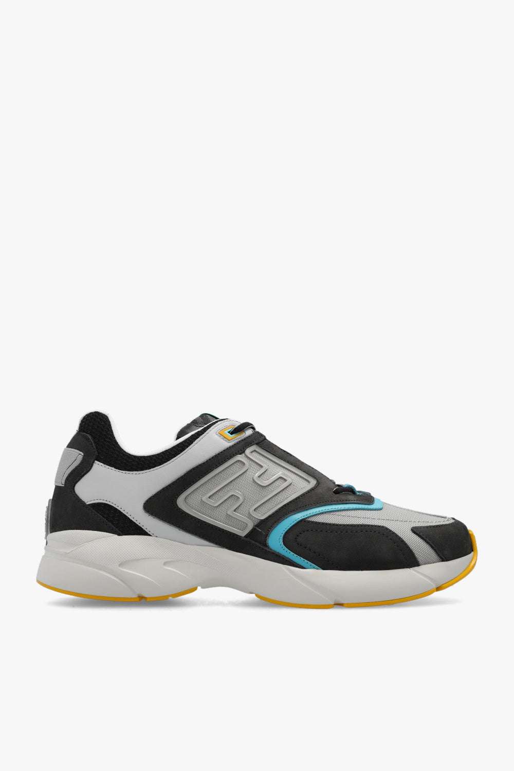 FENDI - Обувки - FF Faster Grey Sneakers - Love|Labels