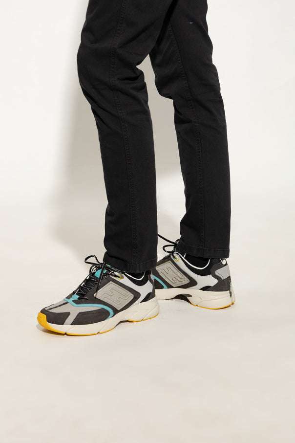 FENDI - Обувки - FF Faster Grey Sneakers - Love|Labels