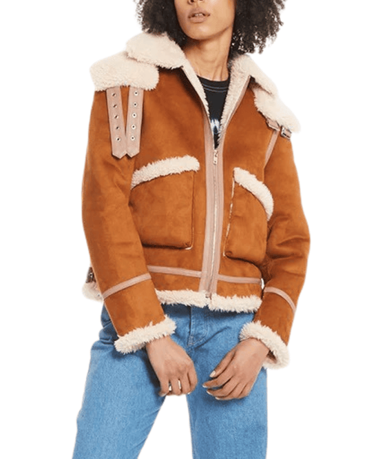 FORTE DEI MARMI COUTURE - Якета - Aviator Camel Jacket - Love|Labels