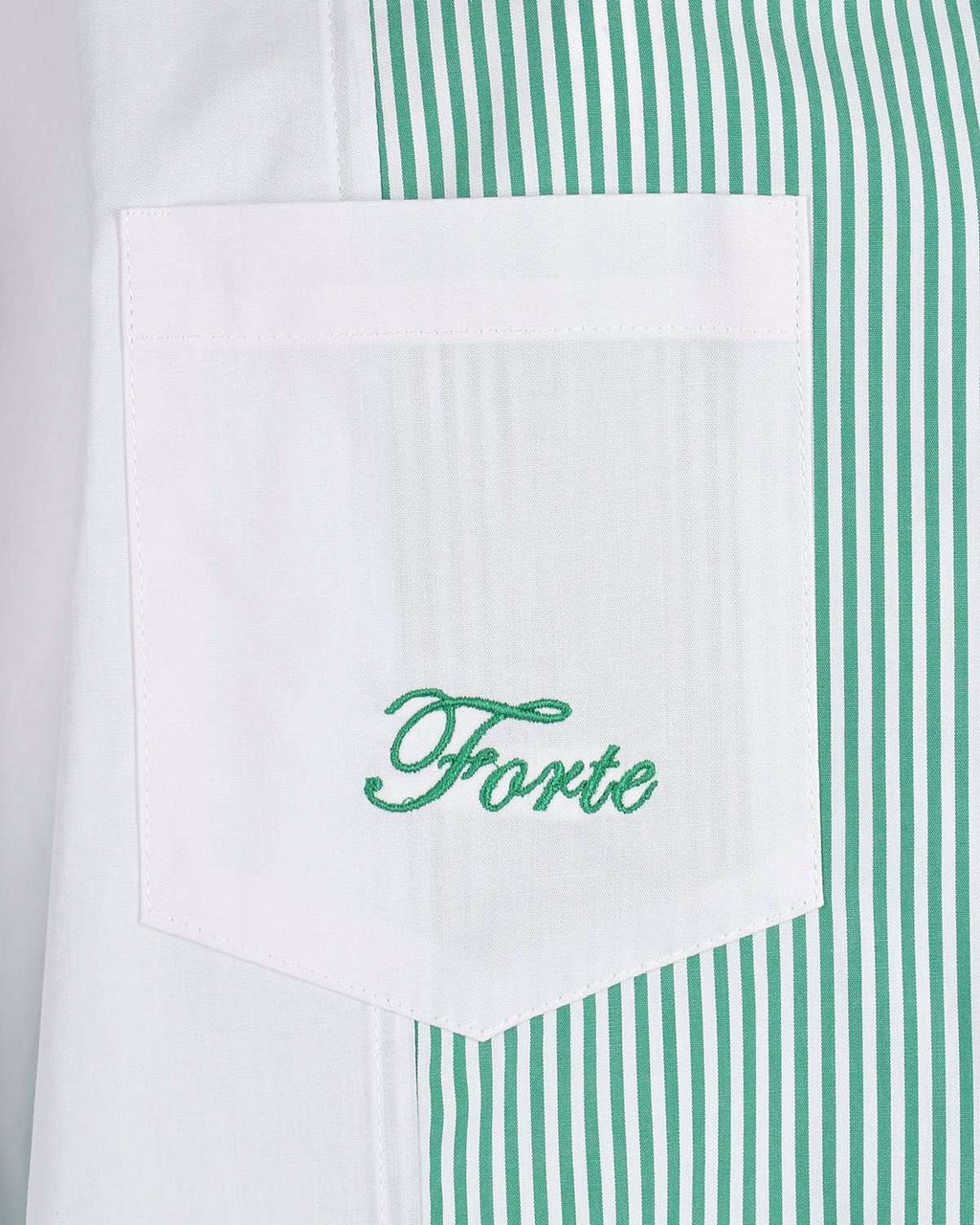 FORTE DEI MARMI COUTURE - Ризи - Bandana Patch Green Shirt - Love|Labels